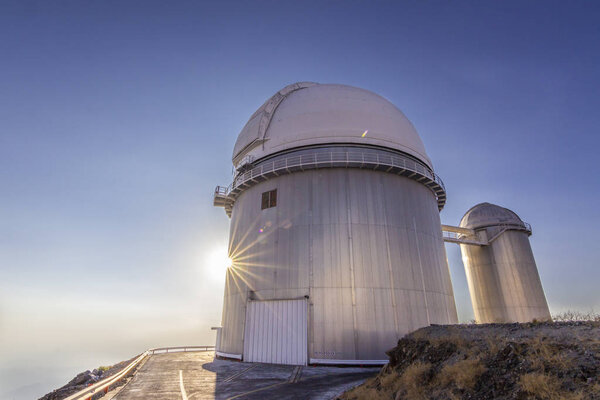 The astronomical observatory of La Silla, North Chile. One of the first observatories to see planets in other stars. Located at Atacama Desert in the altiplano 