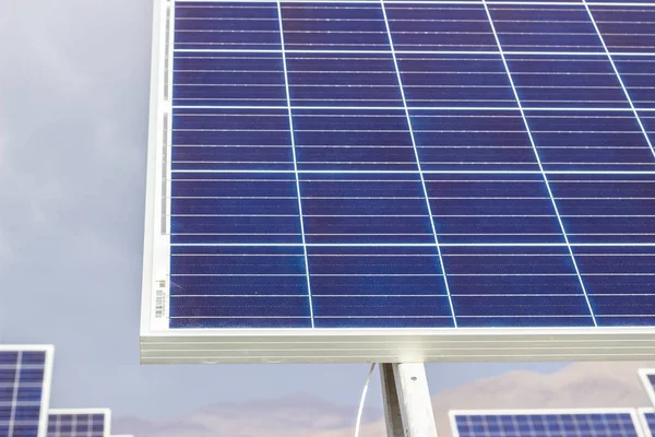 Sluneční Energie Čisté Technologie Snižování Emisí Co2 Nejlepším Místem Pro — Stock fotografie