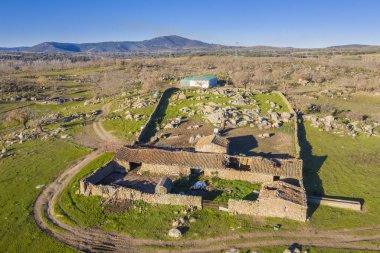 Bir hava görünümünü doğrudan yukarıda şaşırtıcı 