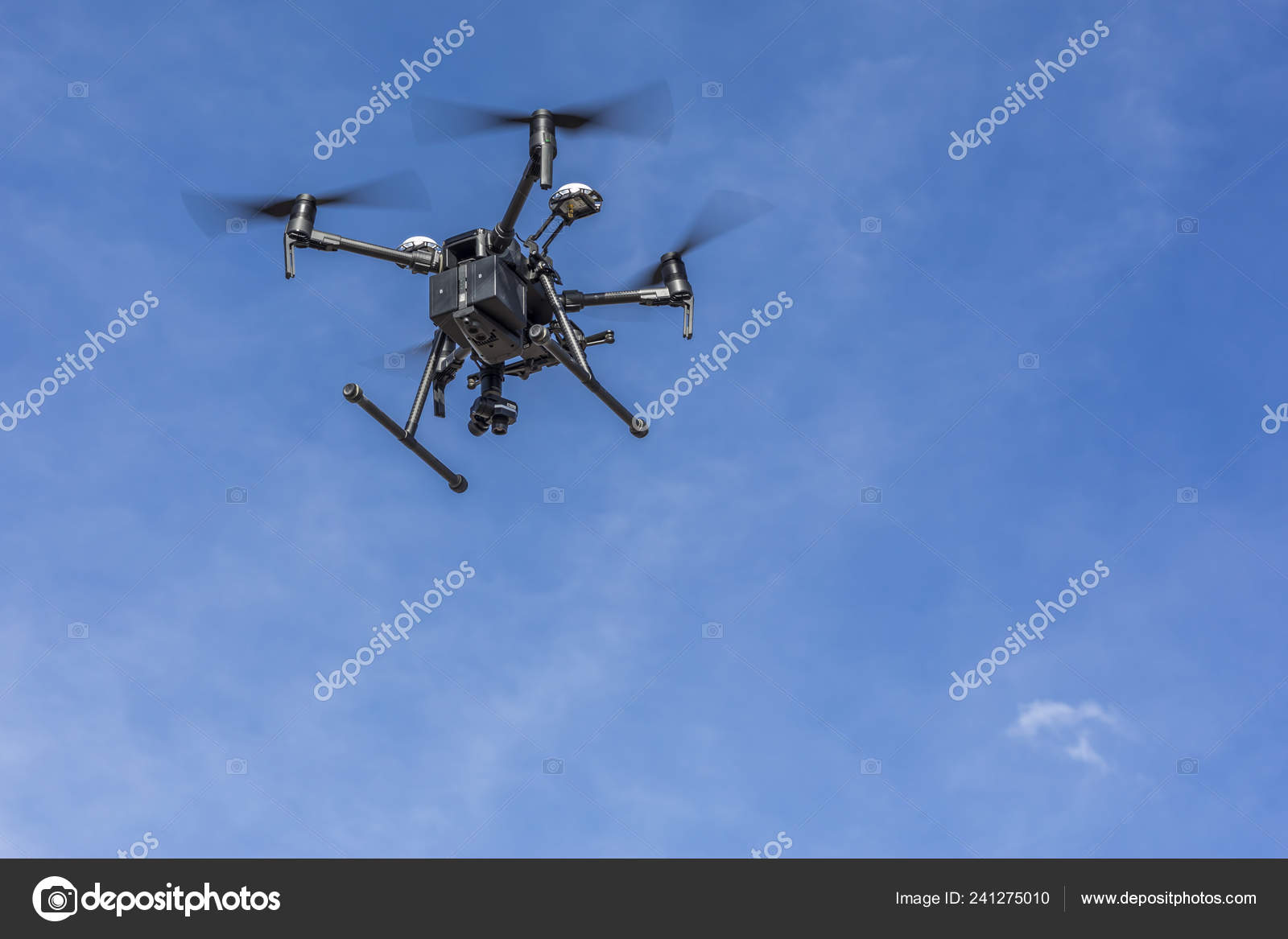 Drone Working Ortophoto Thermal Plants Visual Thermal Stock Photo by ©abriendomundo 241275010