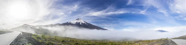 Impresionante Vista Panorámica Cumbre Del Cono Volcánico Del Volcán Osorno — Foto de Stock