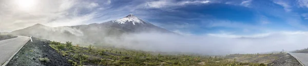Incredibile Vista Panoramica Sulla Cima Del Vulcano Osorno Cono Vulcanico — Foto Stock