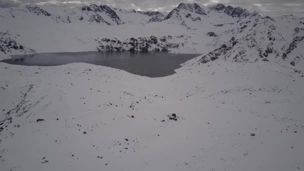 Widok Lotu Ptaka Doliny Andes Centralnym Chile Cajon Del Maipo — Wideo stockowe