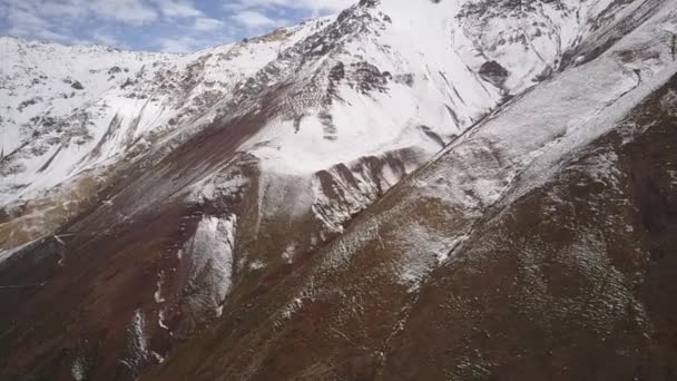 Vista Aérea Los Valles Los Andes — Vídeo de stock