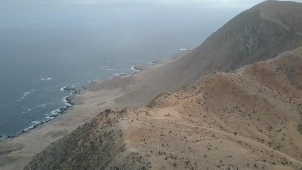 Atacama Najsuchszych Pustynia Świecie Nadal Życie Środku Pan Azucar Parku — Wideo stockowe