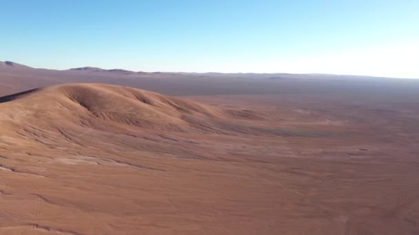 Luchtfoto Van Atacama Desert — Stockvideo