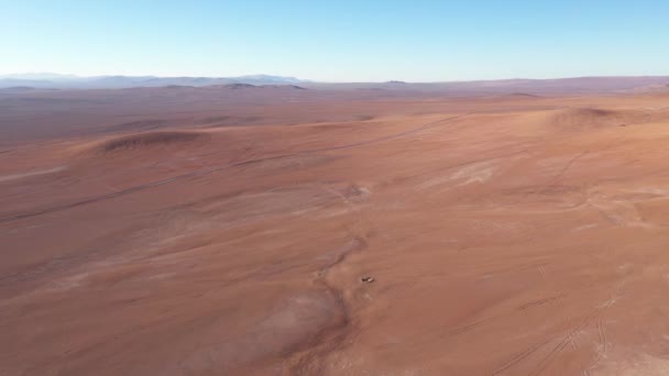 Atacama Çölü Nün Havadan Görünümü — Stok video