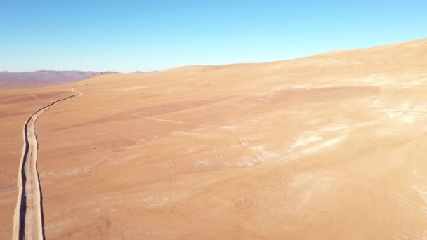Вид Воздуха Пустыню Атакама — стоковое видео