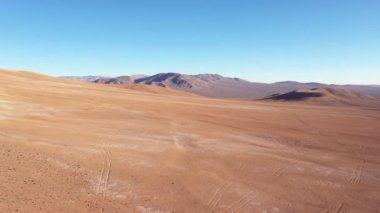 Atacama Çölü'nün havadan görünümü