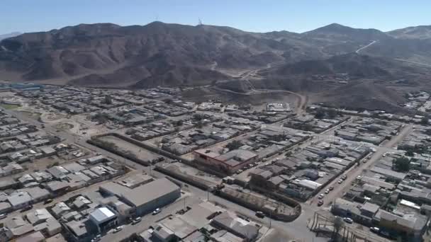 Vista Aérea Diego Almagro Town — Vídeo de Stock