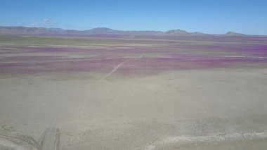 Atacama Çölü'nün havadan görünümü 
