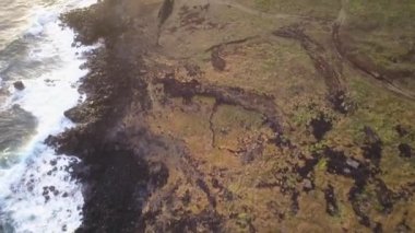 Paskalya Adası'nın havadan görünümü