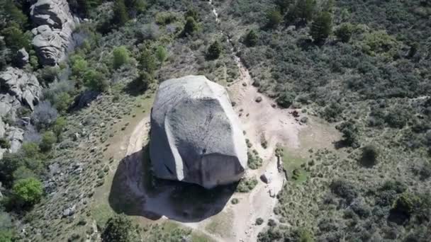 Luftaufnahme Von Tolmo Regionalpark Von Pedriza — Stockvideo