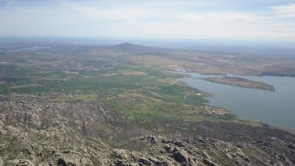 Vista Aérea Yelmo Pedriza — Vídeos de Stock