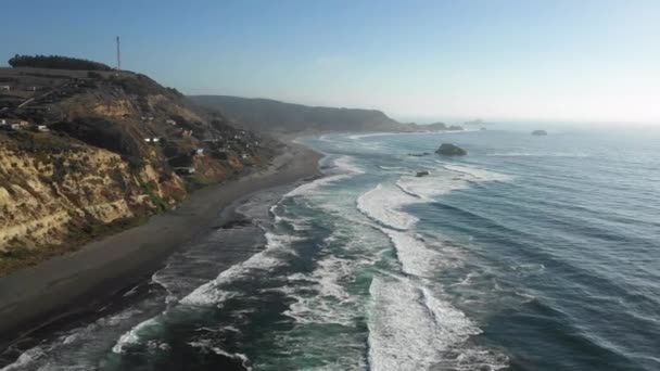 Aerial View Las Brisas Beach — Stock Video