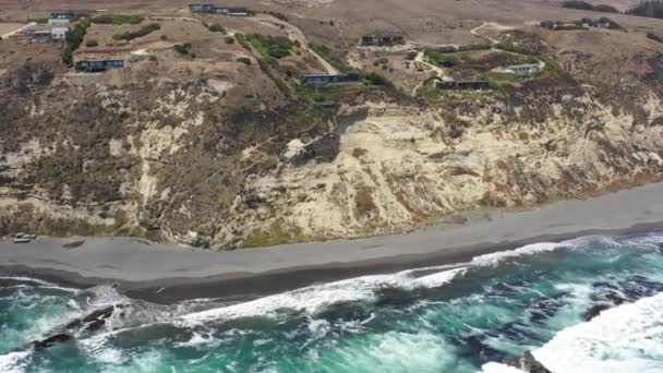 Letecký Pohled Pláž Las Brisas — Stock video