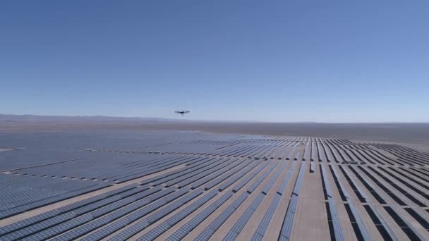 Estudio Aviones Tripulados Volando Trabajando Para Análisis Inspección Térmica Plantas — Vídeo de stock