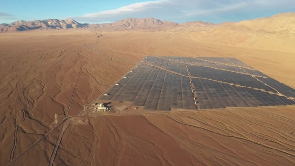Солнечная Энергия Пустыне Атакама — стоковое видео