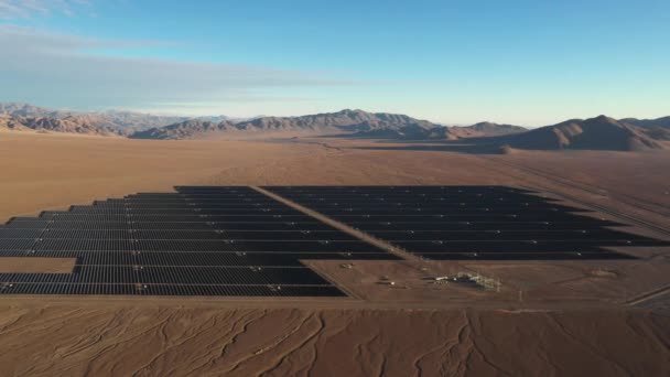 Sonnenenergie Der Atacama Wüste — Stockvideo