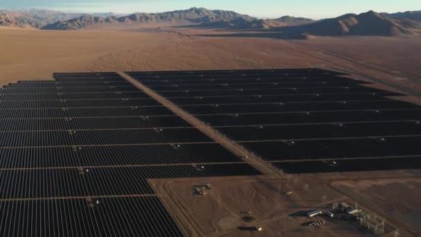 Atacama Çölü Nde Güneş Enerjisi — Stok video