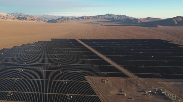 Energia Solar Deserto Atacama — Vídeo de Stock