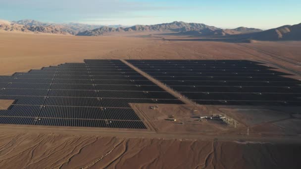 Solar Energy Atacama Desert — Stock Video