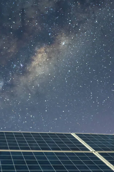 Milky Solar Space Night Sky — Stock Photo, Image