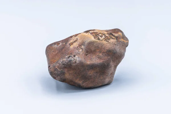 Pieza Meteorito Sobre Fondo — Foto de Stock