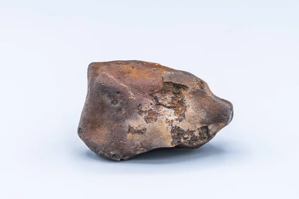 Pieza Meteorito Sobre Fondo — Foto de Stock