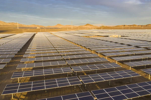 Energía Solar Desierto Más Seco Del Mundo Atacama — Foto de Stock