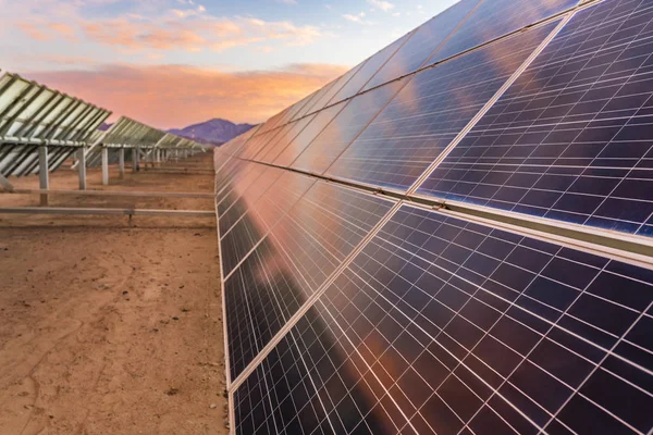 Energía Solar Desierto Más Seco Del Mundo Atacama — Foto de Stock