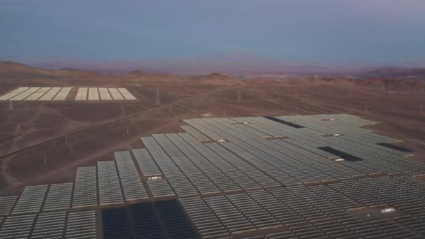 Sonnenenergie Der Atacama Wüste — Stockvideo