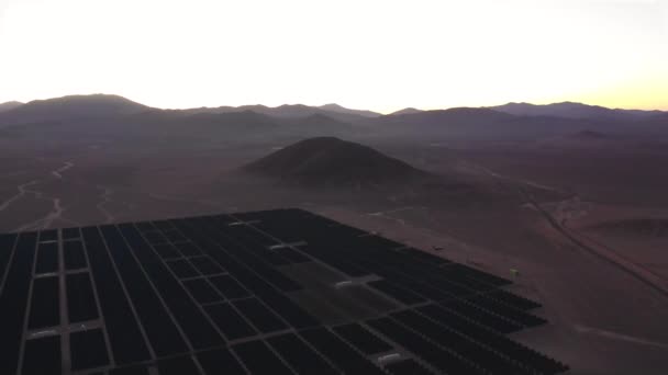 Energía Solar Desierto Atacama — Vídeo de stock