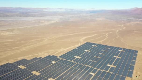 Energia Solare Nel Deserto Atacama — Video Stock