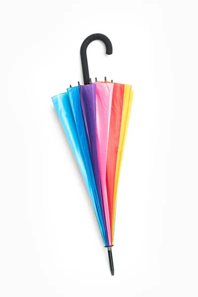 Colorful Umbrella Isolated White Background — Stock Photo, Image