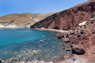 Kırmızı plaj Santorini