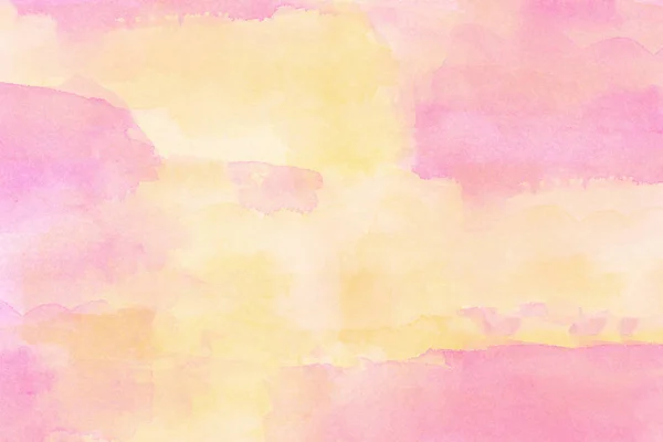 Abstract Yellow Pink Watercolor Background — Stock Photo, Image