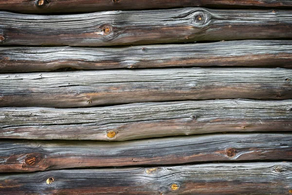 Old Wooden Logs Background — Stock Photo, Image