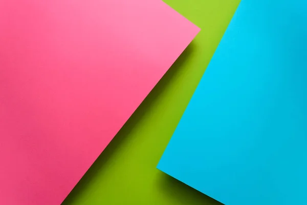 Blue, Green and Pink Pastel Colored Paper Background. Volume Geometric Flat  Lay Stock Image - Image of volume, pastel: 128502943