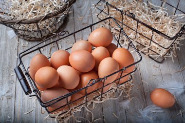 Görsel metafor/atasözü: bütün yumurta ile bir sepet tüm yumurtaları koymayın.