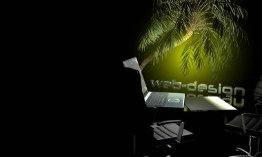 3D web tasarım günlük rutin illüstrasyon zevk için
