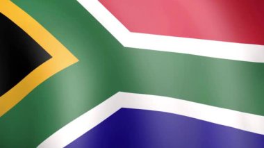 Güney Afrika bayrağı rüzgar sallıyor