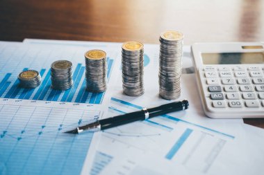 Rapor belgesi ile iş finansmanı, adım u için sikke istifleme