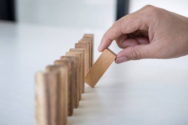 Risk ve strateji Iş, görüntü el kumar yerleştirme Wo