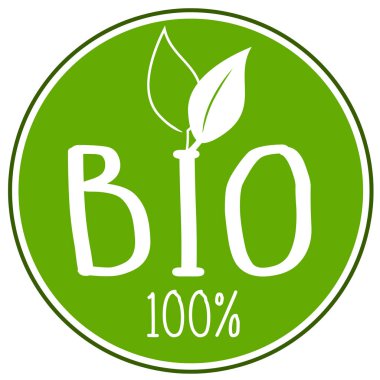 % 100 bio içeren simge tasarlamak