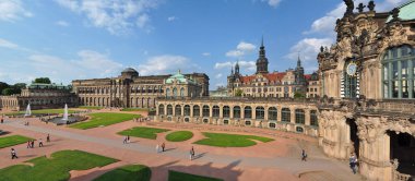 Dresden Zwinger görünümünü içinde panoramik