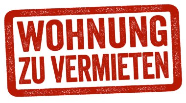 Resimde damga Daire Satılık Kiralık / - Oda zu vermieten/verkaufen için Almanca kelime ile