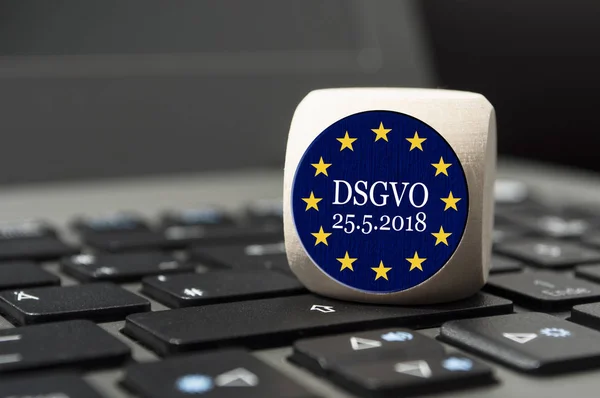 Regolamento Generale Sulla Protezione Dei Dati Gdpr Dsgvo — Foto Stock