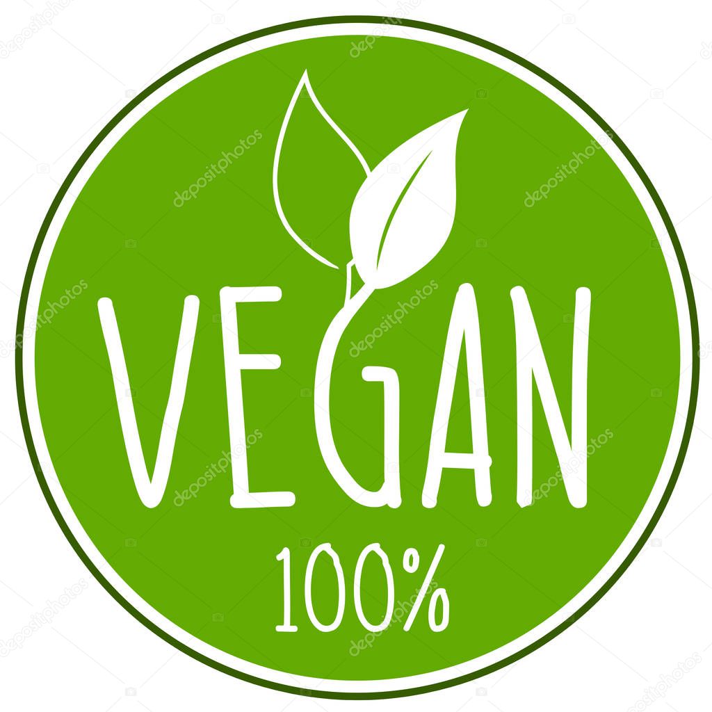 Illustration for veggie, vegan and bio