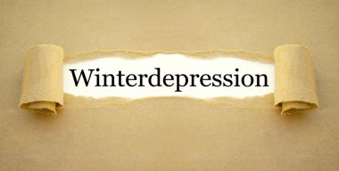 Kağıt işi ile winterdepression